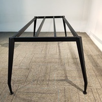 Pied de table de réunion moderne réglable en fer, support croisé durable pour bureaux de salle de conférence, montage facile