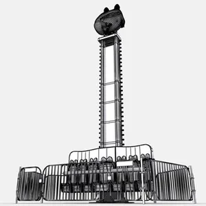 Fahrgeschäft Hersteller Kirmes Maschinen Amusement Park Springen Sterne Frosch Trichter Fahrt Für Verkauf