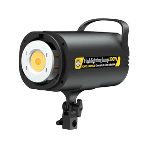 MM8820バイカラー3200k-5700k写真スタジオLighting300w調光可能ビデオLEDライト、メイクアップフィルランプ用リモコン付き