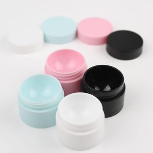 Low MOQ Luxury 100G PP Face Cream <b>Jar</b> Matte White Double Wall <b>Plastic</b> <b>Jar</b> - Product Image 6