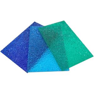<span class=keywords><strong>Plaque</strong></span> en <span class=keywords><strong>polycarbonate</strong></span> solide texturée diamantée décorative, gaufrée, protégée contre les UV, en plastique PC, pour salle de bain et écran d'intimité - Product Image 1
