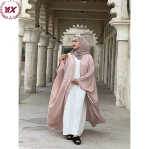 Vêtements islamiques en gros Turquie Robe imprimée Grande taille Jupes pour femmes <span class=keywords><strong>Ensemble</strong></span> deux pièces Abaya de prière pour musulmanes - Product Image 3