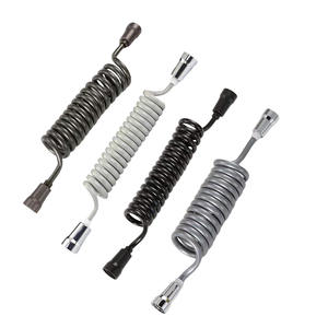 Vimijia Sanitary Ware 1/2 Inch ABS Bidet Spray Gun Brass Telephone Line Conduit <b>Bathroom</b> Faucet Spring Inlet Hose Toilet Hose - Product Image 4