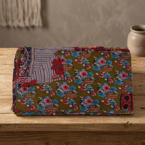 Gold Supplier Handmade Reversible Kantha Throw - Product Image 2