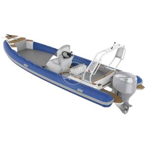 Bateaux de pêche en aluminium de 22 <span class=keywords><strong>pieds</strong></span> les plus vendus, bateaux pneumatiques en PVC, bateaux à rames 680 - Product Image 2