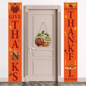 Wholesale Custom Farmhouse Fall Harvest Thanksgiving Wood Listing Decorations <strong>Pumpkin</strong> <strong>Wooden</strong> Hanging Sign - Product Image 2