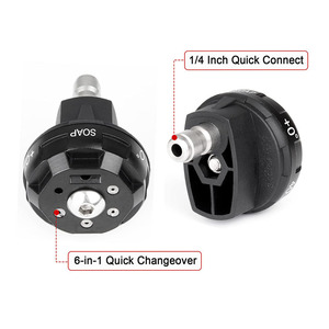 หัวฉีดปรับได้ 6-in-1 แรงดัน 8 Mpa ทำจากสแตนเลส สำหรับเครื่องฉีดน้ำแรงดันสูง - Product Image 2