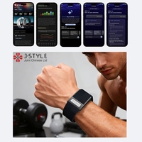 Bracelet intelligent JCVital V8 SDK APL OEM ODM, moniteur de santé portable, suivi de la fréquence cardiaque, de la tension artérielle, de la variabilité de la fréquence cardiaque et du stress, fabrication directe, CE FCC Rohs