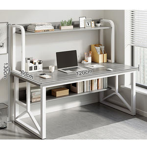 Современный дизайн домашний компьютерный стол с полкой для спальни книжная полка простой минималистичный стол интегрированный Рабочий стол - Product Image 3