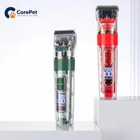 Tondeuse Électrique pour Animaux de Compagnie, Chiens et Chats, Sans Fil, Rechargeable, Lame Céramique 5 Niveaux, Matériau ABS, Faible Bruit, Outil de Toilettage