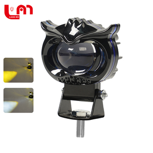 Bán Buôn Giá Owl Hình Dạng Xe Máy <span class=keywords><strong>LED</strong></span> Ánh Sáng Màu Vàng Trắng <span class=keywords><strong>12V</strong></span>-80V Không Thấm Nước Spotlight Mini Lái Xe Đèn Cho Xe Máy - Product Image 2