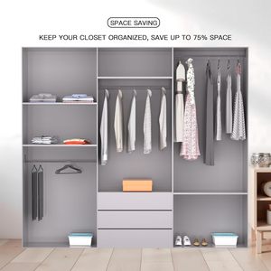 Velvet Plastic Coat <b>Hangers</b> 100 Pack Non-slip Durable Multifunctional for Wardrobe and Bathroom Storage - Product Image 4