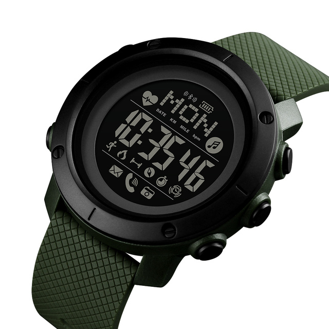SKMEI 1512 Cartoon Luxury Waterproof Smart Watch Men's Multifunctional Outdoor Sport Watch Stainless Steel Band Chronograph
