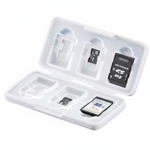 Custodia per Disco Rigido SD/MicroSD Bianca - Product Image 1
