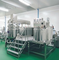 Machine de fabrication de sérum industriel sous vide à grande vitesse Homogénéisateur Mélangeur émulsifiant Machine de fabrication de cosmétiques Agitateur