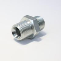 Sambungan Hidrolik Adaptor Ulir Logam Kompresi BSP MALE DOUBLE USE untuk 60 CONE SEAT atau BONDED SEAL/BSPT MALE