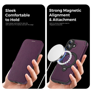 Étui à rabat en <span class=keywords><strong>cuir</strong></span> magnétique pour <span class=keywords><strong>iPhone</strong></span> 17 Air 17 <span class=keywords><strong>Pro</strong></span> Max 16E 16 Plus 15 Promax 14 <span class=keywords><strong>Pro</strong></span> Max <span class=keywords><strong>13</strong></span> <span class=keywords><strong>Pro</strong></span> 12 cartes Slot Phone Cover - Product Image 6