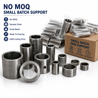 Composant en barre ronde en acier au carbone, chanfreinage et ébavurage personnalisés des extrémités de barres en acier, fabricant OEM sur mesure