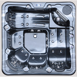 Baignoires Spa Infinity pour 5 <span class=keywords><strong>Personnes</strong></span>, Moderne, en Acrylique, Écologique, Autoportante, Spa Extérieur avec Couvercle et Extérieur Sonorisés - Product Image 2