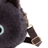 Ransel Boneka Kucing Lucu untuk Anak-anak Tas Sekolah Boneka Kucing Hitam Calico Siam Kartun Hadiah Ulang Tahun Natal