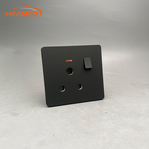 Cổ điển siêu mỏng Cảm ứng màu đen bảng điều chỉnh wifi thông minh tường chuyển đổi ổ cắm NFC Retro thiết kế cho hộ gia đình khách sạn sử dụng HK T2 nhà máy trực tiếp - Product Image 1