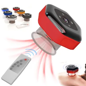 2024 New Products Electric Cupping Red Light Therapy Guasha Massage Machine Cupping Therapy Massager With Remote Control