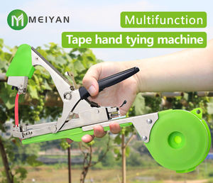 Outil de jardinage DIY durable en acier allié, machine à lier manuelle avec poignée en plastique pour le cerclage des légumes et des fruits - Product Image 5