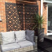 Fournitures de jardinage Écran décoratif extérieur en Wpc pour clôture composite Pergolas et terrasses