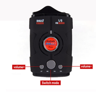 Détecteur de radar de voiture avec alarme de vitesse, 16 bandes complètes X K NK Ku Ka Laser Anti-Laser, version anglaise et russe, détecteur unidirectionnel