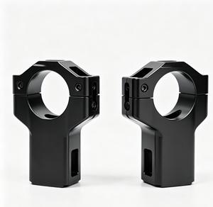 Soporte Mecanizado CNC Personalizado con Acabado Negro, Pieza de Precisión, Prototipo de Mecanizado CNC para Repuesto de Motocicleta - Product Image 4