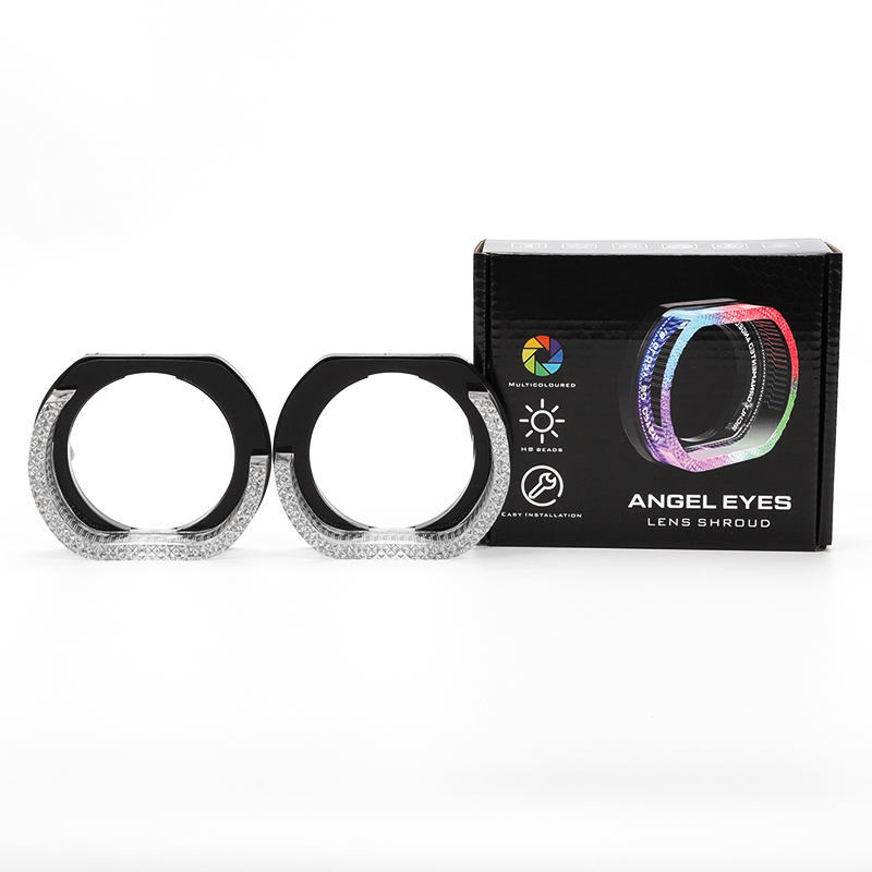 projector lens shroud with angel eye