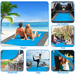 Oversized Waterproof Beach Blanket <b>Quick</b> Drying Picnic Mat for Outdoor Travel Camping Lightweight - Product Image 3