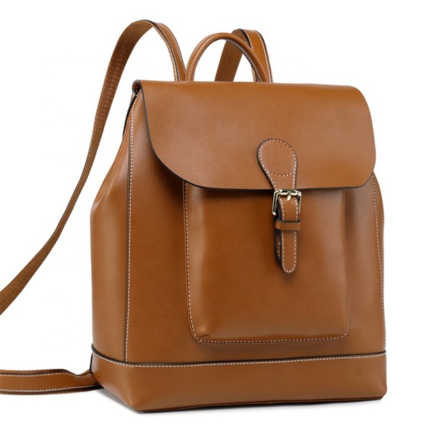 Women's Preppy PU Leather Convertible Backpack Purse Large Casual Travel Shoulder Bags for School Fashionable Ladies' Accessory