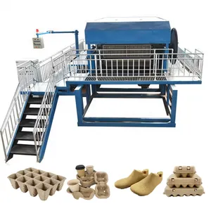 Yihao Group Recycle Waste Paper Make Paper Tray Plant Egg Carton Tray Paper Pulp Molding Making Machine with dryer system