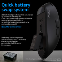 G5 Pro Mouse game ringan dapat diprogram, Mouse Gaming tinggi DPI 26000PAW3395 8K 8000Hz ringan untuk Cheng