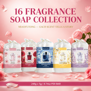Savon <span class=keywords><strong>Parfum</strong></span>é Direct Usine 250g Marque Privée <span class=keywords><strong>Parfum</strong></span> Personnalisé Emballage Sac en Filet Nettoyant Visage et Corps OEM ODM - Product Image 6
