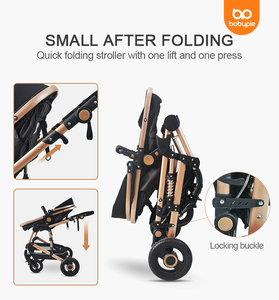 Xe đẩy em bé Xe đẩy 3 trong 1 hiện đại gấp xe đẩy em bé - Product Image 3