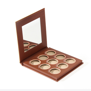 Palettes de fard à paupières vides étui personnalisé carré 9 12 couleurs emballage de cas de fard à paupières transparent - Product Image 3