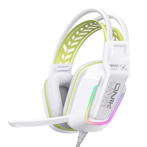 หูฟังเกมมิ่ง <span class=keywords><strong>ONIKUMA</strong></span> X13 RGB <span class=keywords><strong>USB</strong></span> แบบมีสาย พร้อมไมโครโฟน หูฟังแบบครอบหูและแบบแนบหู สำหรับเล่นเกม - Product Image 1