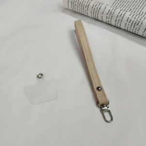 Hanging Ring Wristband Pu Phone Case Lanyard Bracelet Wrist Strap Anti-Lost Phone Holder Short Leather Cell Phone Lanyard