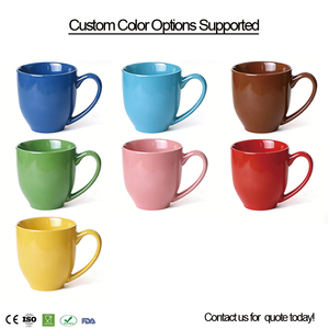 Mug Kopi Keramik 15oz 16oz dengan Logo Custom, Promosi Merek, Porselen, Berlapis Glaze, Tasse, Tazas - Product Image 5