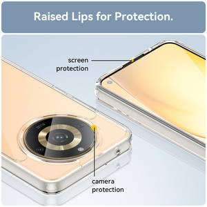 Custodia per Realme 11 5G, Realme 11 Pro Plus, Reno 10 5G, Cover Antiurto in PC Rigido + TPU, Protezione Originale in Silicone per Telefono - Product Image 5