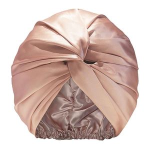 Gorro de Dormir de Seda con Cinturón Largo, Sombrero de Satén para el Cuidado del Cabello en Casa, Unisex, para Todas las Estaciones, Uso Diario - Product Image 1