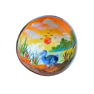 Tazón de Coco Ecológico de Primera Calidad, Hecho a Mano, No Tóxico, Reutilizable, Estilo Minimalista Único, Regalo Empresarial Personalizado - Product Image 1