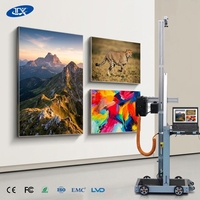 Imprimante verticale industrielle portable TXC à jet d'encre UV pour cuir et murs, machine à peinture directe sur mur à effet 3D
