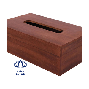 Caja de pañuelos de bambú, artesanía en papel, material de madera de bambú, artículos de cocina, estilo rústico, hogar ecológico 2025 - Product Image 1