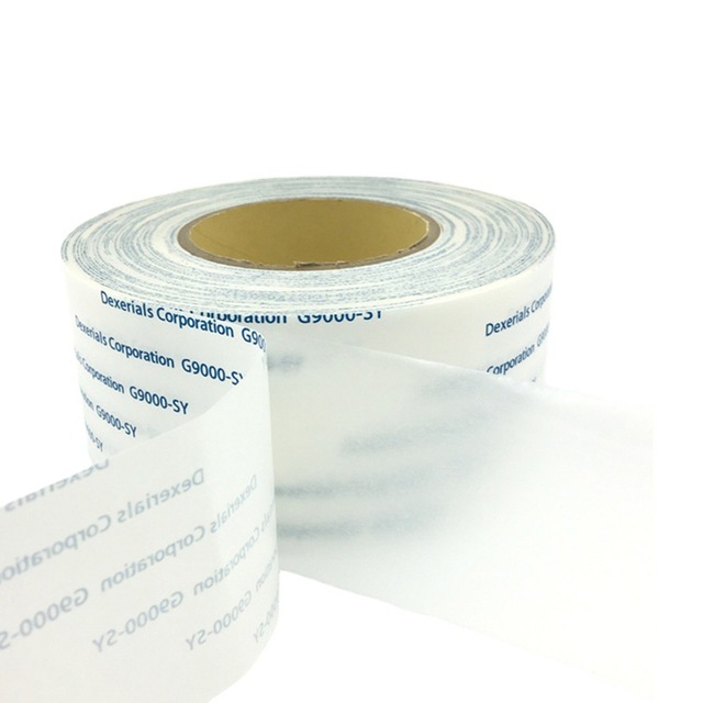 SONY G9000-SY White Tissue Paper Adhesive Tape 0.15mm Thickness Die Cut Cotton Acrylic Tissue Double Sided Tape