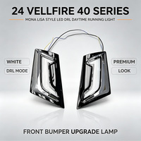 Feux de jour de haute qualité pour Toyota Vellfire 2024-2025 Série 40 – Kit de montage direct sur pare-chocs avant