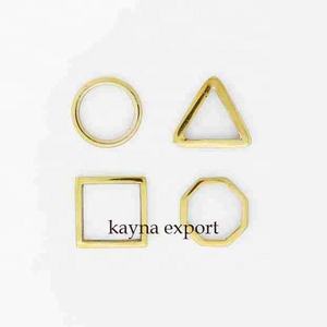 Nouvelle arrivée rond de serviette en métal pour les occasions de tous les jours et de fête Fourniture de qualité supérieure - Product Image 1