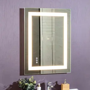 Wandmontage Verlichte Smart Led Badkamer Spiegel Met Touch Sensor